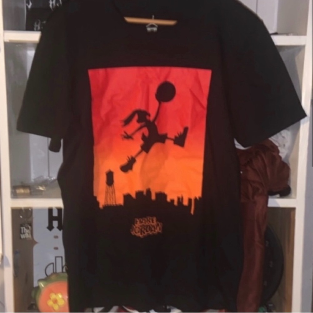 “Hare Jordan” Black/Red/Orange Graphic T-Shirt